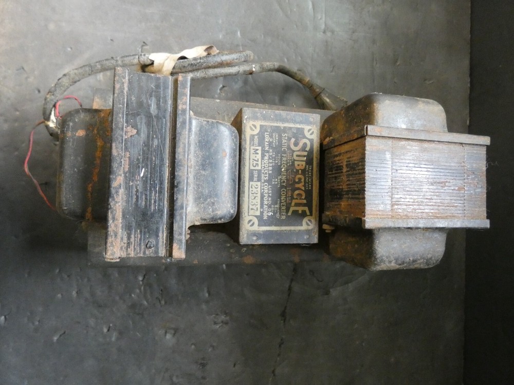 LORAIN SUB CYCLE STATIC FREQUENCY CONVERTER M-7.5