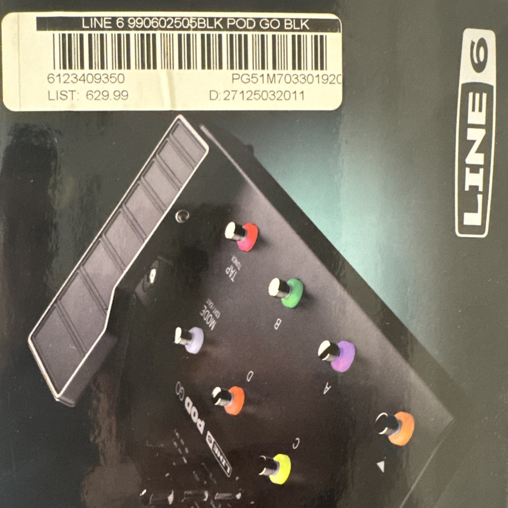 Line 6 POD Go Guitar Multi-Effects Processor Black