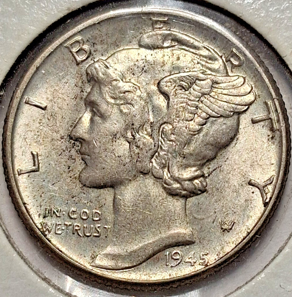 1945 Mercury Dime