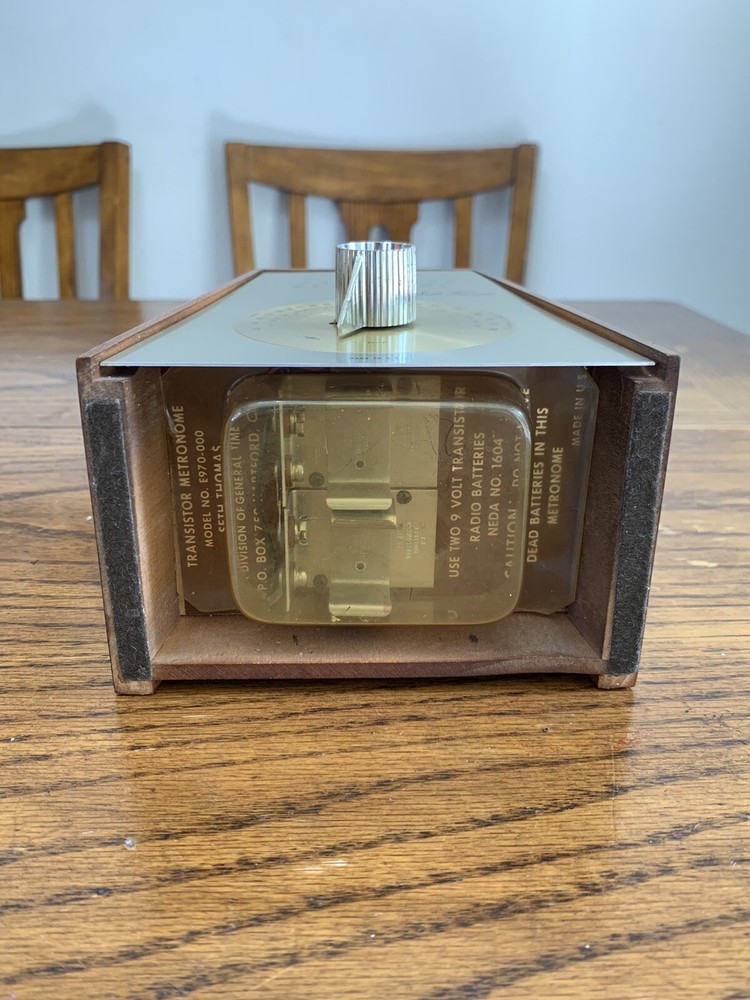 Vintage Seth Thomas Transistor Metronome E970-000 Read