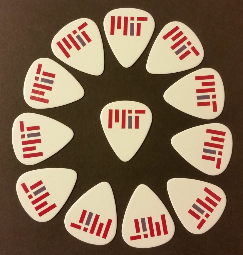 MIT Logo Guitar Picks (12 picks) - (Buy 2, save 50% on 2nd)