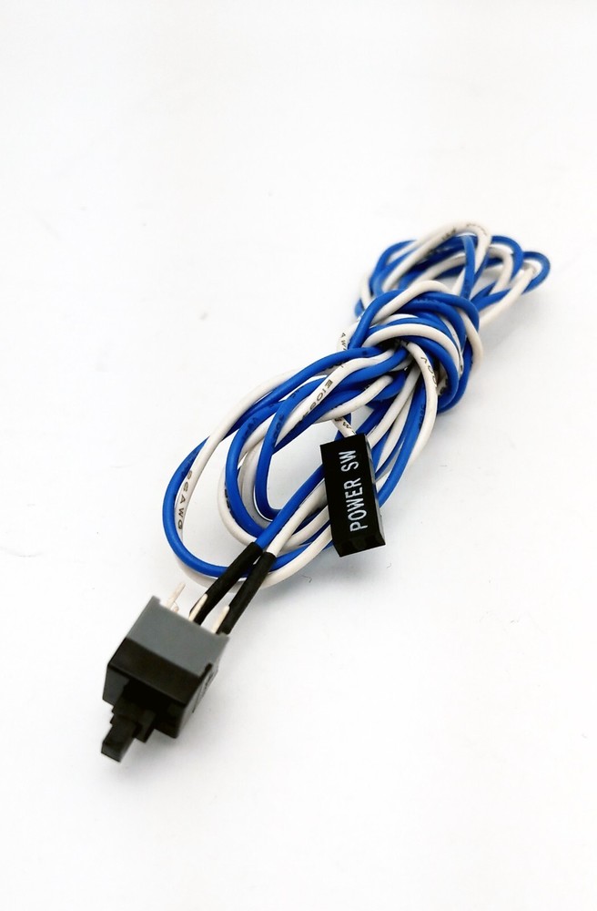 New PC Case Front Panel On/Off Switch Power Push Button Cable to ATX Motherboard