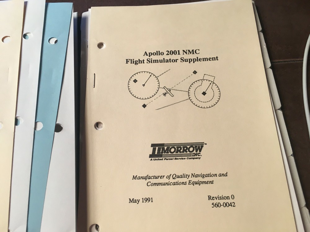 Apollo 2001 NMC Nav Management Computer Pilot's Guide