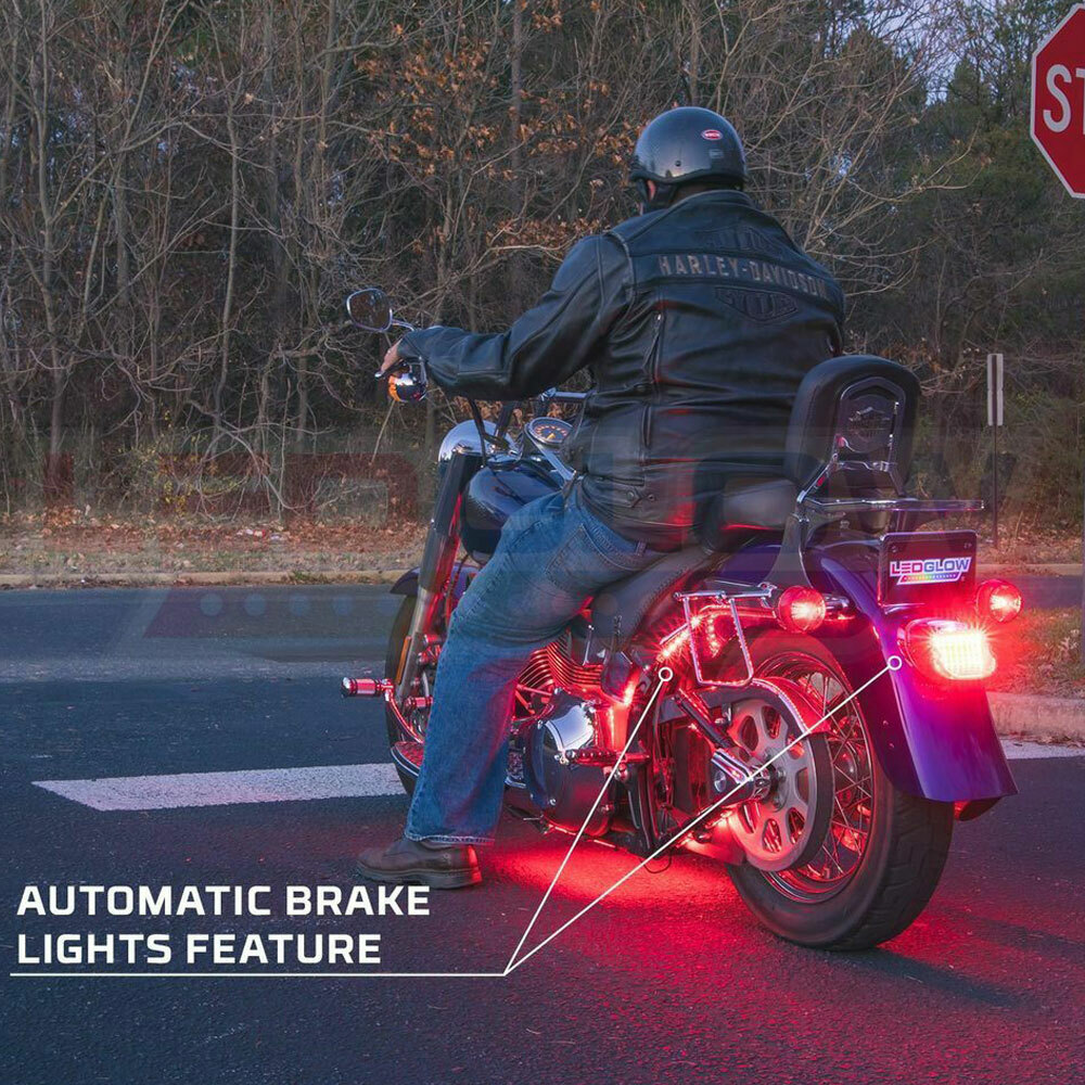 LEDGlow 20pc Advanced Million Color LED Motorcycle Accent Neon Lighting Kit
