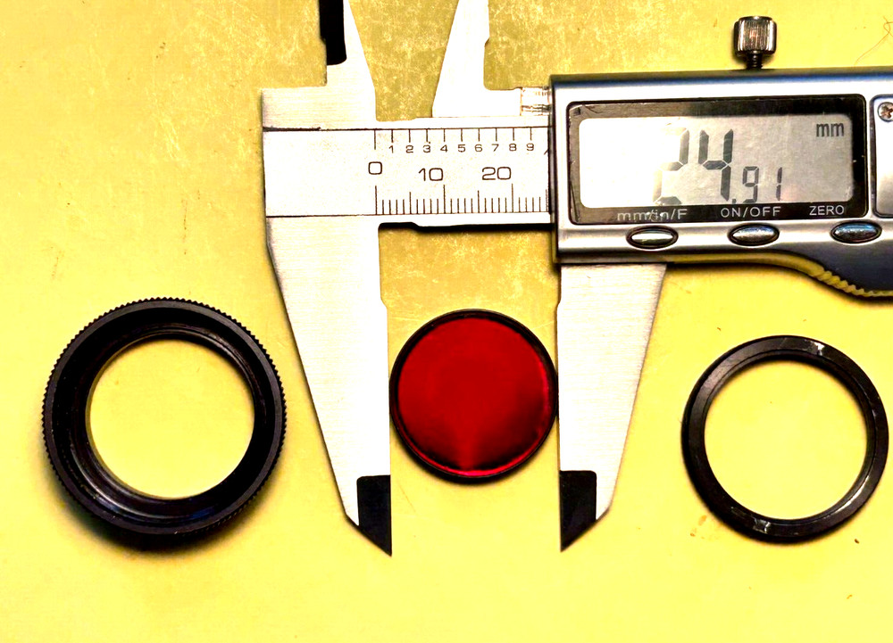 Lens Mount for 1" diameter optics with filter