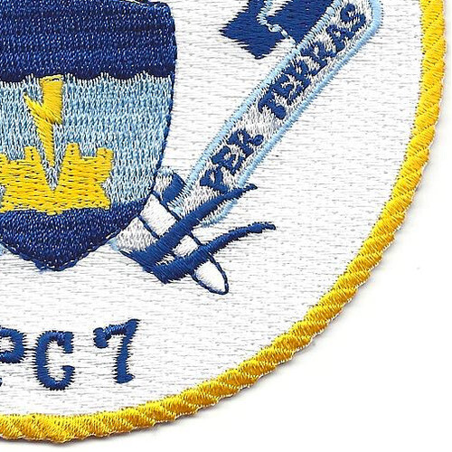 USS Squall PC-7 Coastal Ship Patch