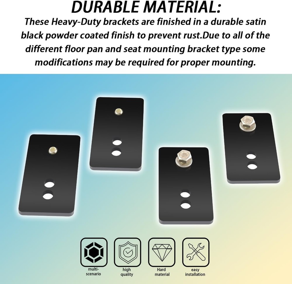 Seat Relocation Brackets/Seat Relocation Brackets Kit Compatible with 1967-2002