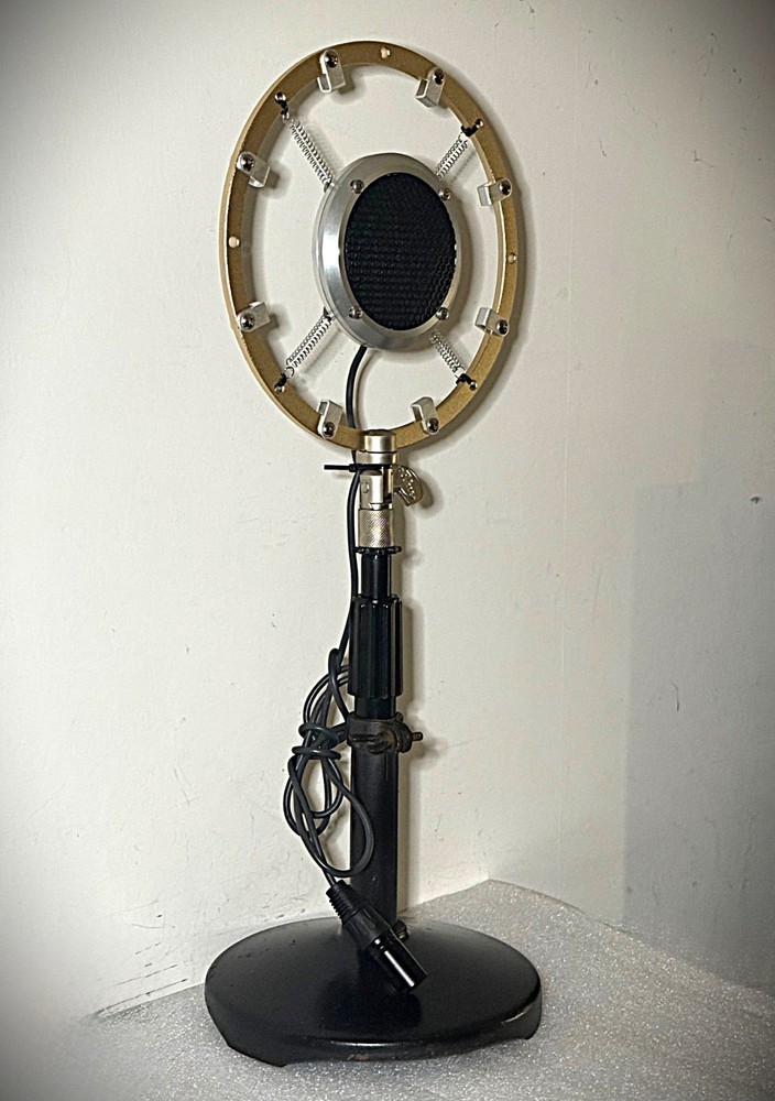 Replicated 1930's Style Ring Spring Microphone, works with modern gear. Listen!