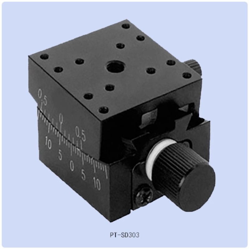 Dovetail Platform Manual Angle Table Guide Rail Optical Sliding Table PT-SD304