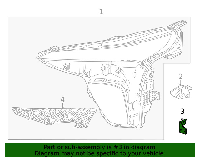 Genuine GM Front Bracket 26439815