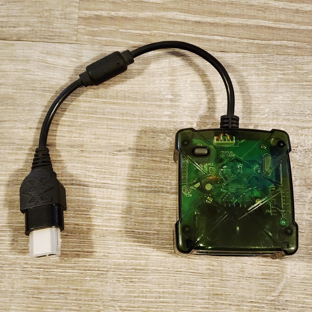 Original Xbox Green Wireless Controller Dongle Adapter Receiver