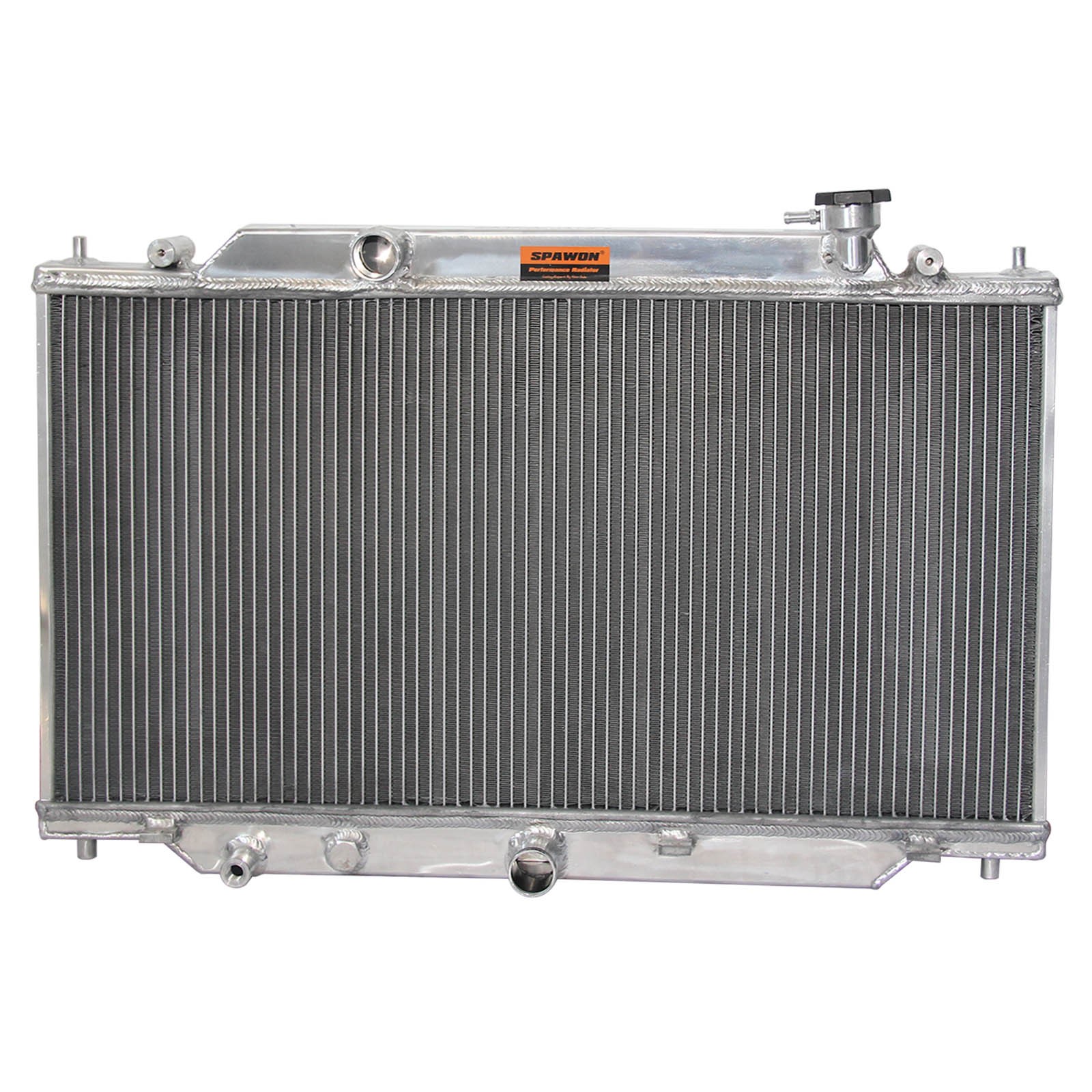SPAWON Radiator For Mazda 3/2014 3 Sport 2.0L 2.5L L4 2014-2018 Aluminum 3Row MT