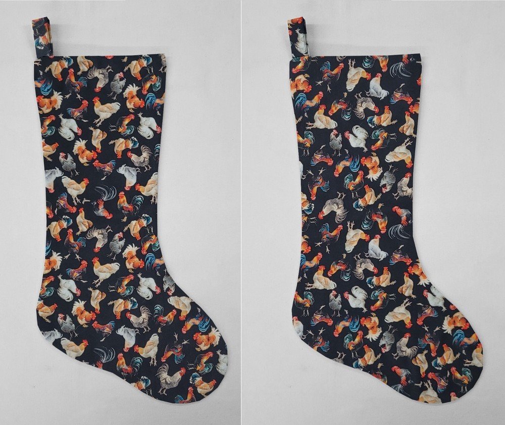 Roosters Christmas Stocking