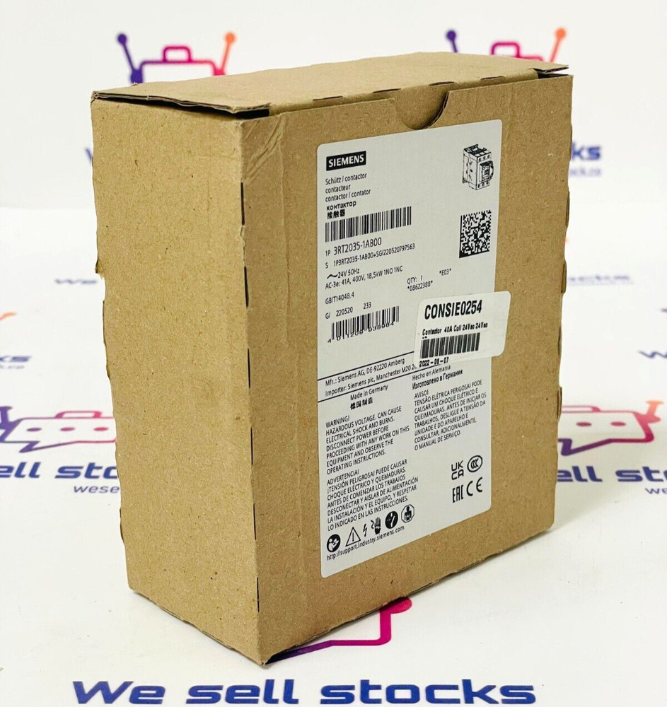 SIEMENS 3RT2035-1AB00 Contactor