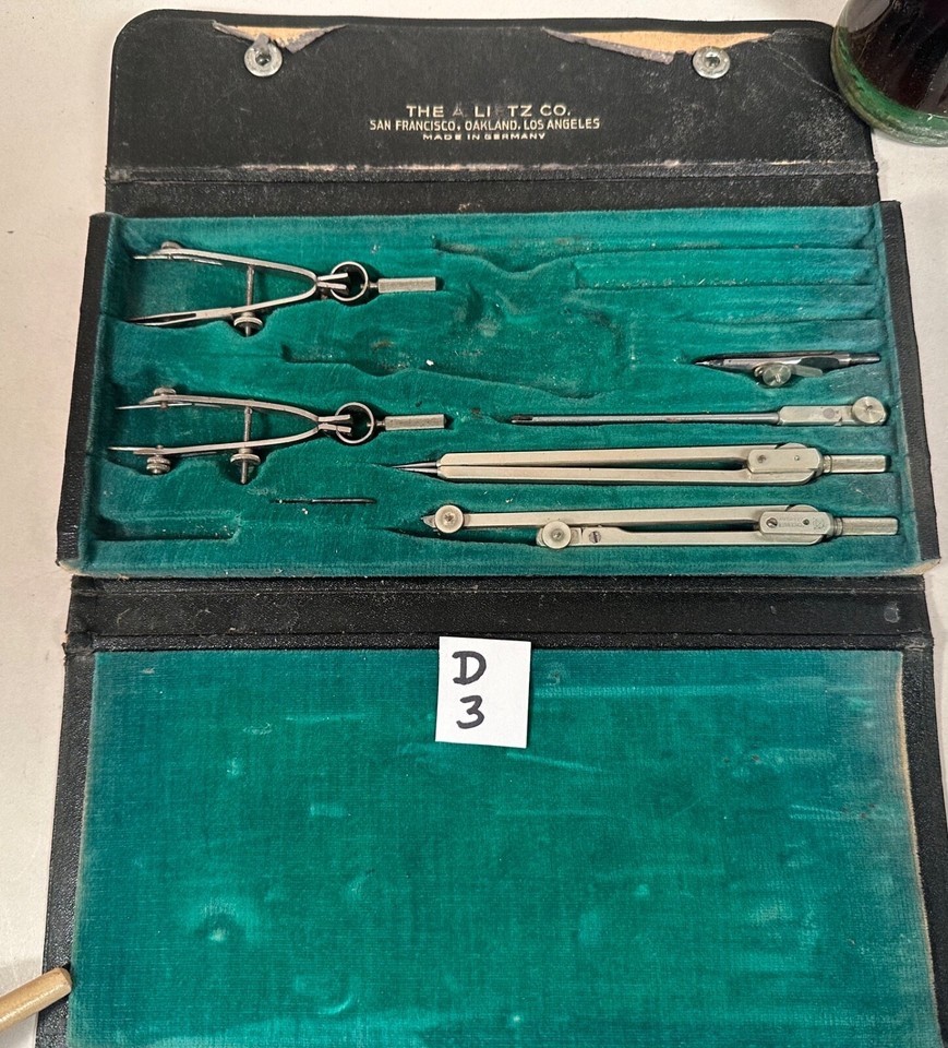 Drafting Tool Lot, Compasses +