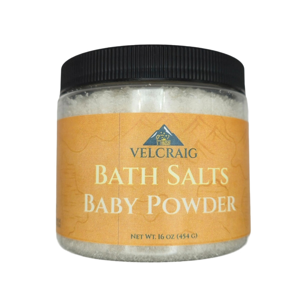 Velcraig Scented Bath Salts, 16 oz | Multiple Scents