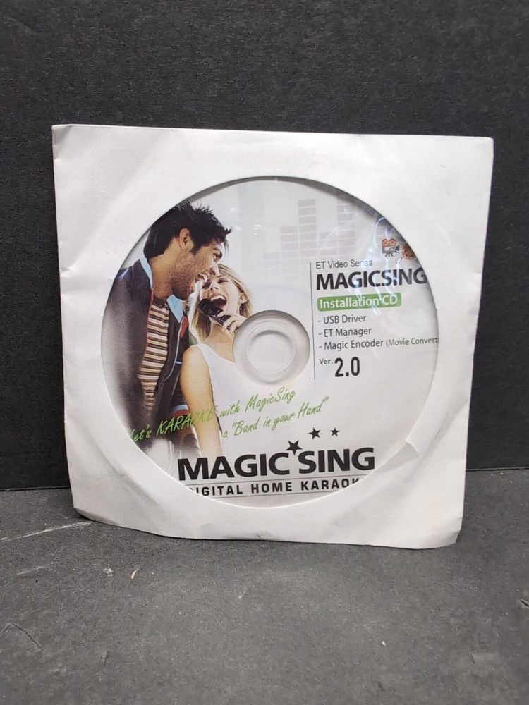 Installation CD Disc - For Magic Sing karaoke system model ET19KV