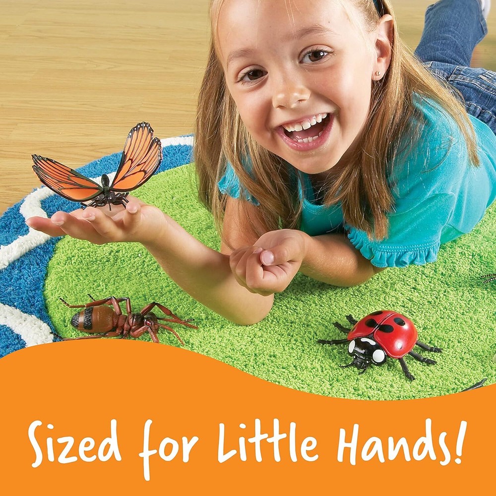 Learning Resources Jumbo Insects I Fly, Ant, Bee, Ladybug, Grasshopper,