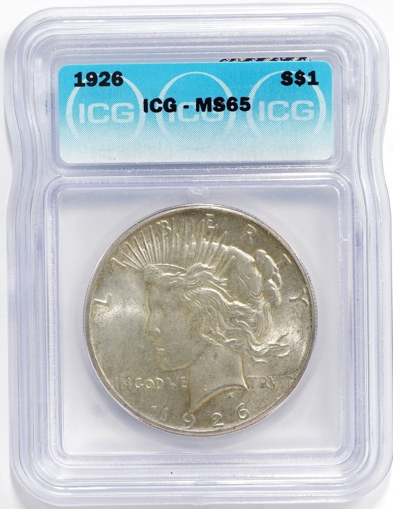 1926 (P) Peace Dollar ICG MS-65