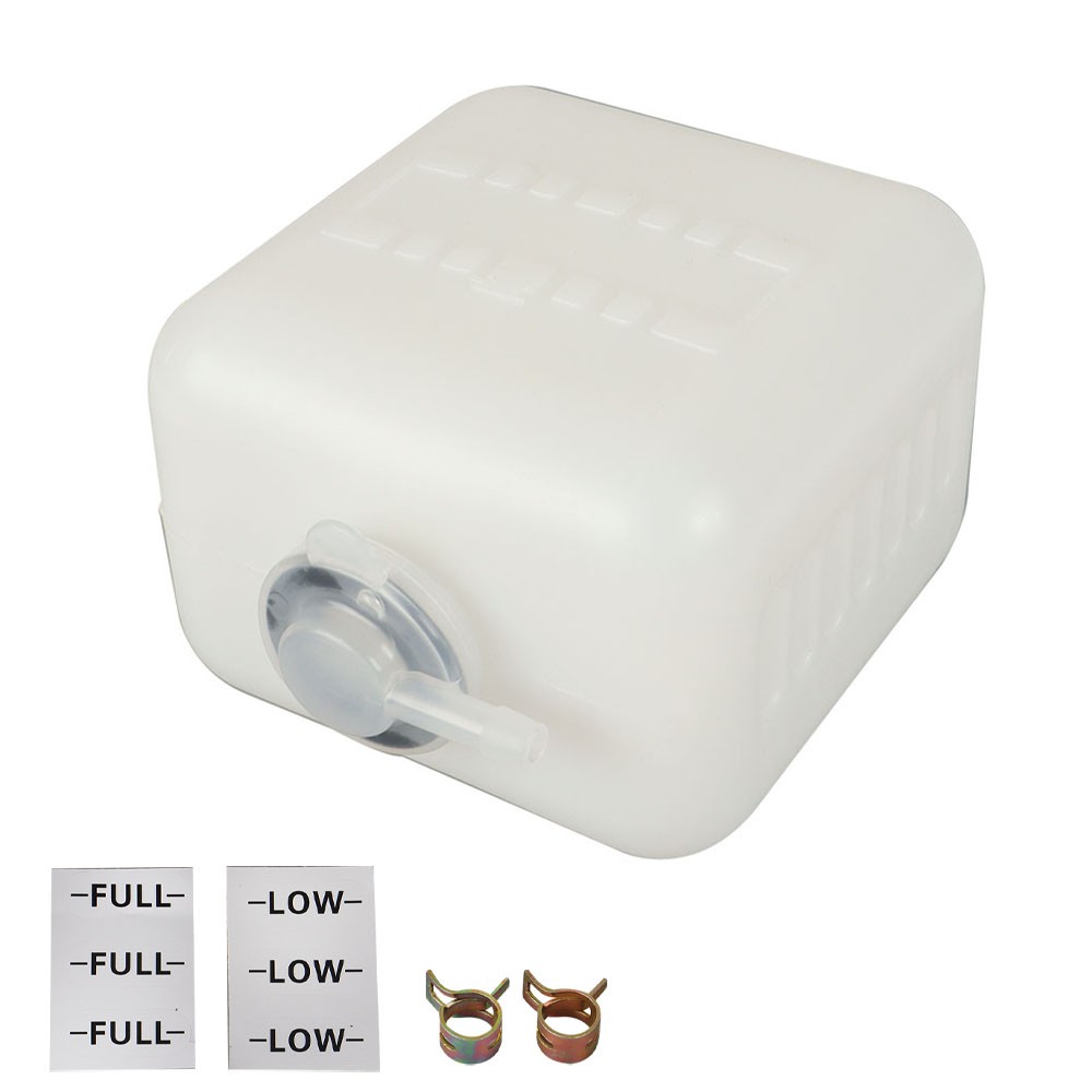 Coolant Reservoir For Kubota Overflow Coolant Bottle W/ Bracket