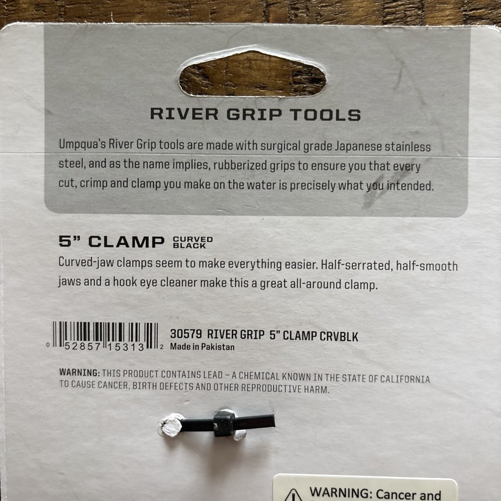 Umpqua River Grip 5” Curved Clamp