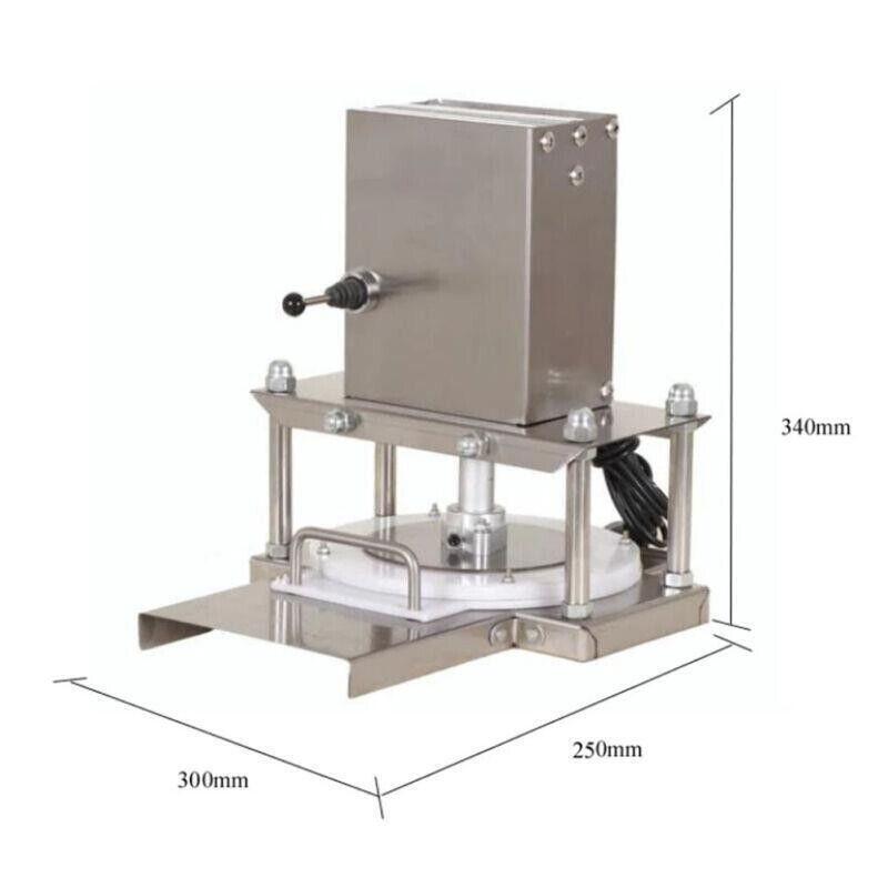 Electric Tortilla Cake Maker Dough Roller Sheeter 22cm Pizza Pressing Machine