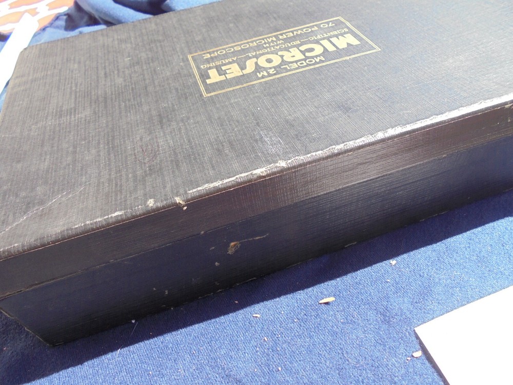 Microset 70 Power Microscope BOX ONLY Model 2 M