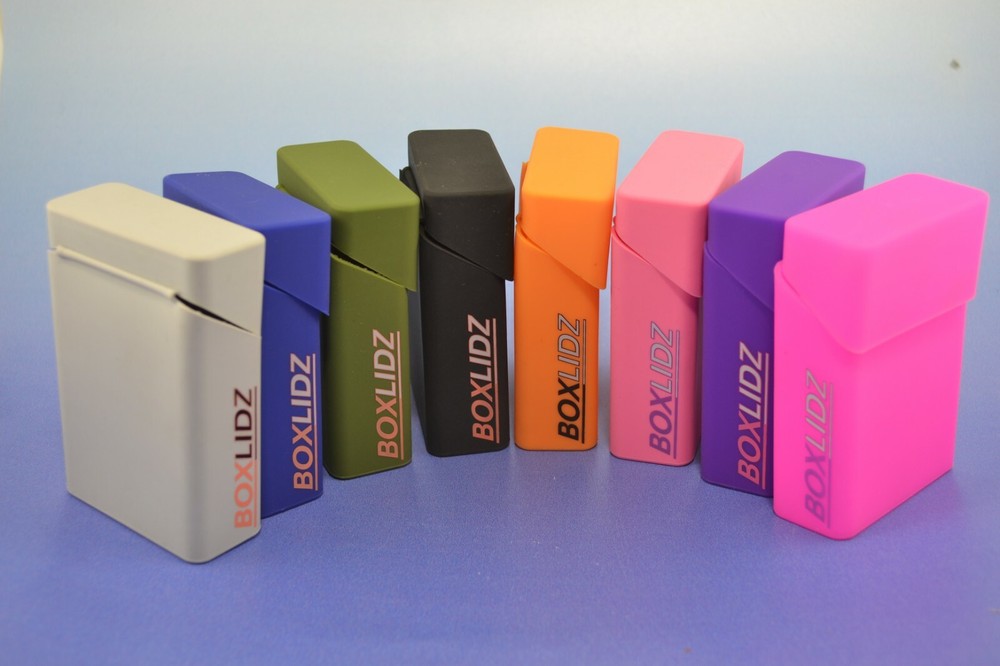 CIGARETTE CASES SILICON BOXLIDZ SOFT PINK