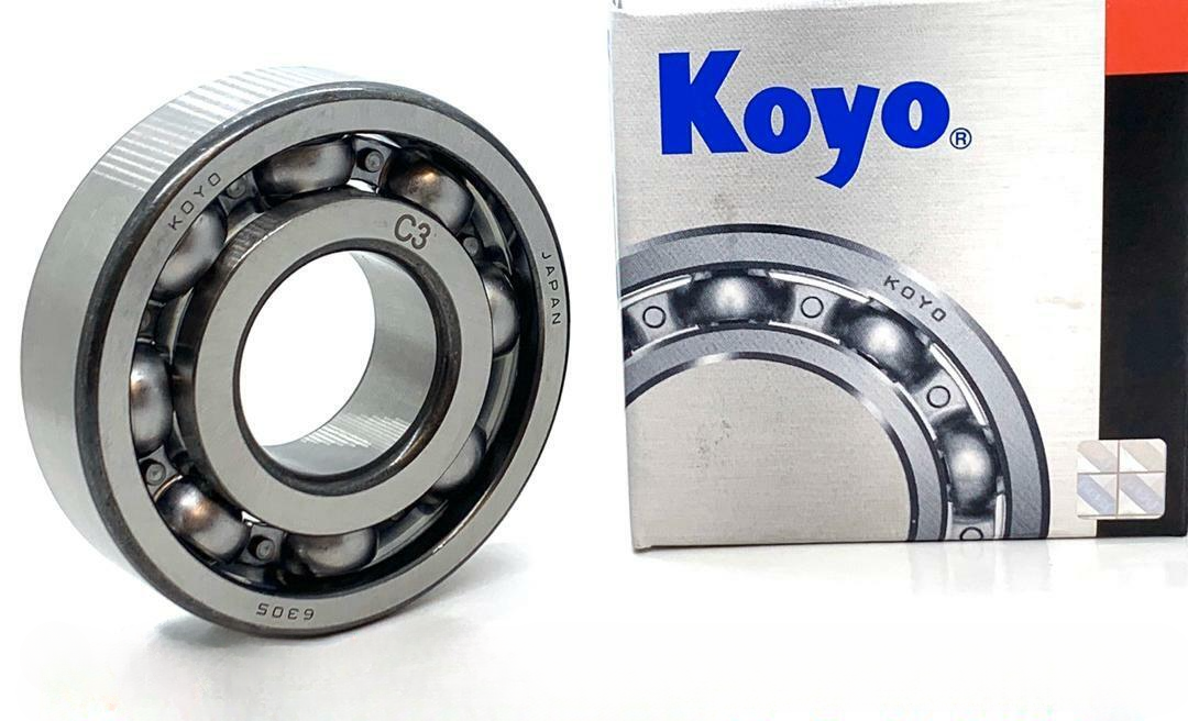 KOYO 6305 C3 deep OPEN NO SEALS JAPAN ball bearing 6305 C3 93306-305XB