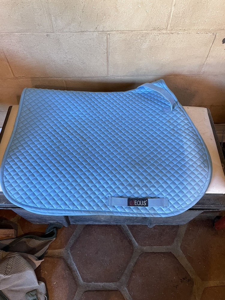 saddle pad, Turquoise Blue