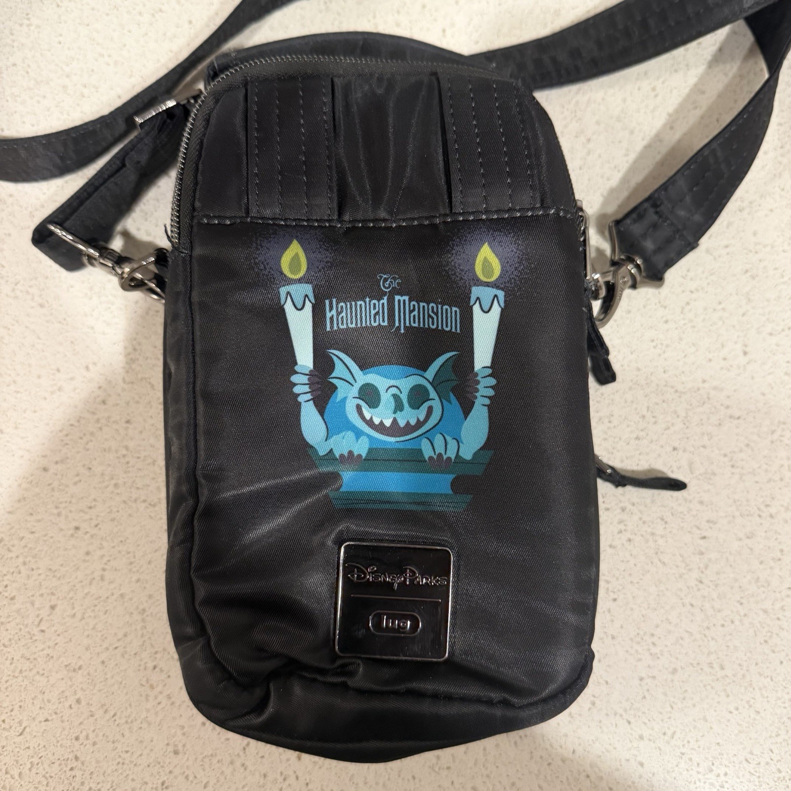 Disney Parks Lug Haunted Mansion Crossbody Bag Skeeter Hitchhiking Ghosts
