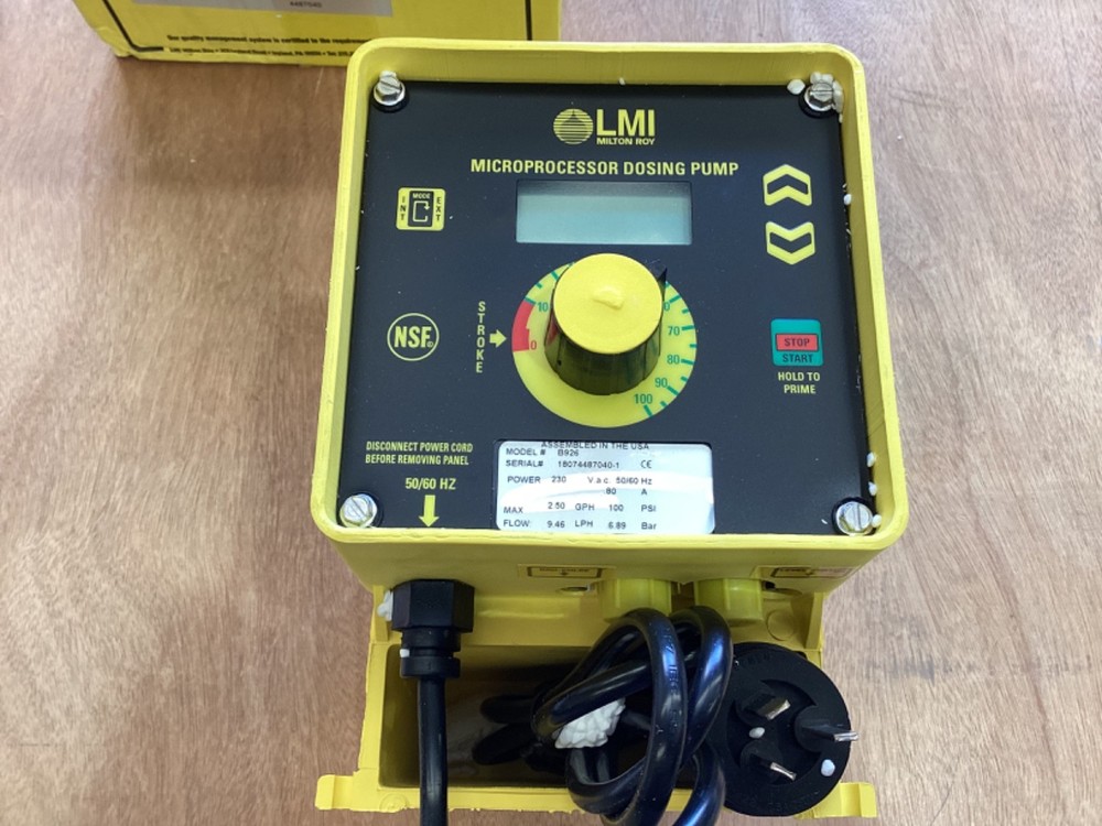 LMI B926 Electronic Controlled Metering Pump - 230VAC