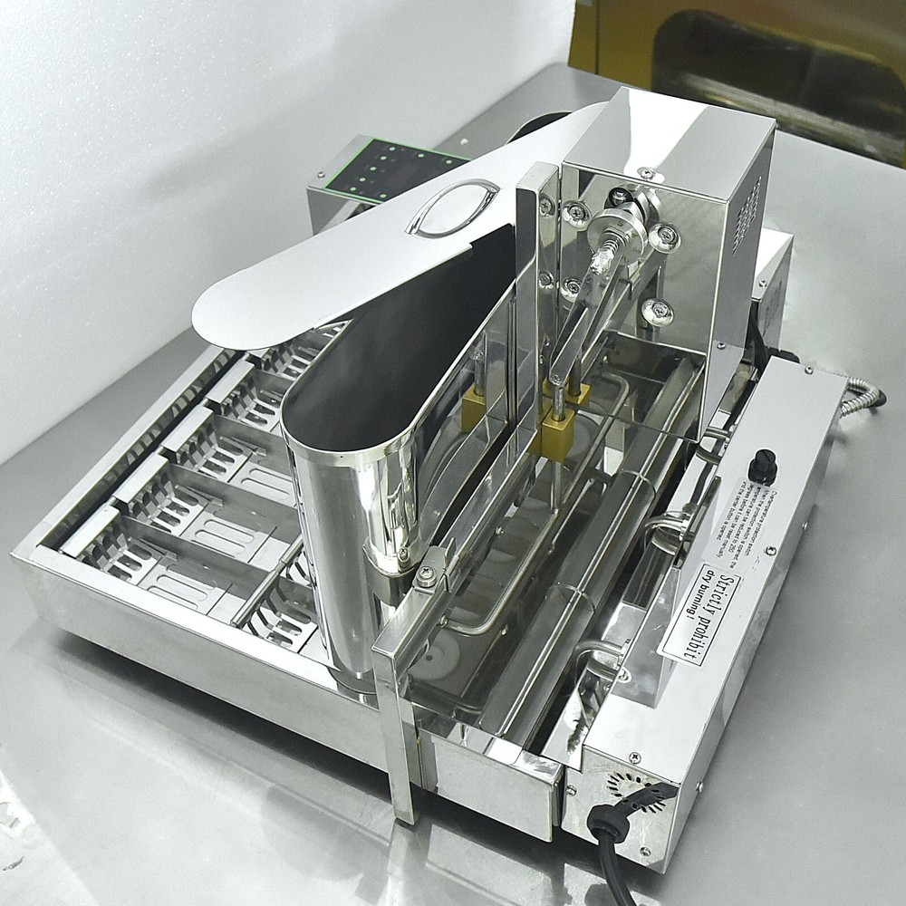 95% New Commercial Mini 6 Rows Donuts Making Machine Doughnut Maker-2600pcs/Hour