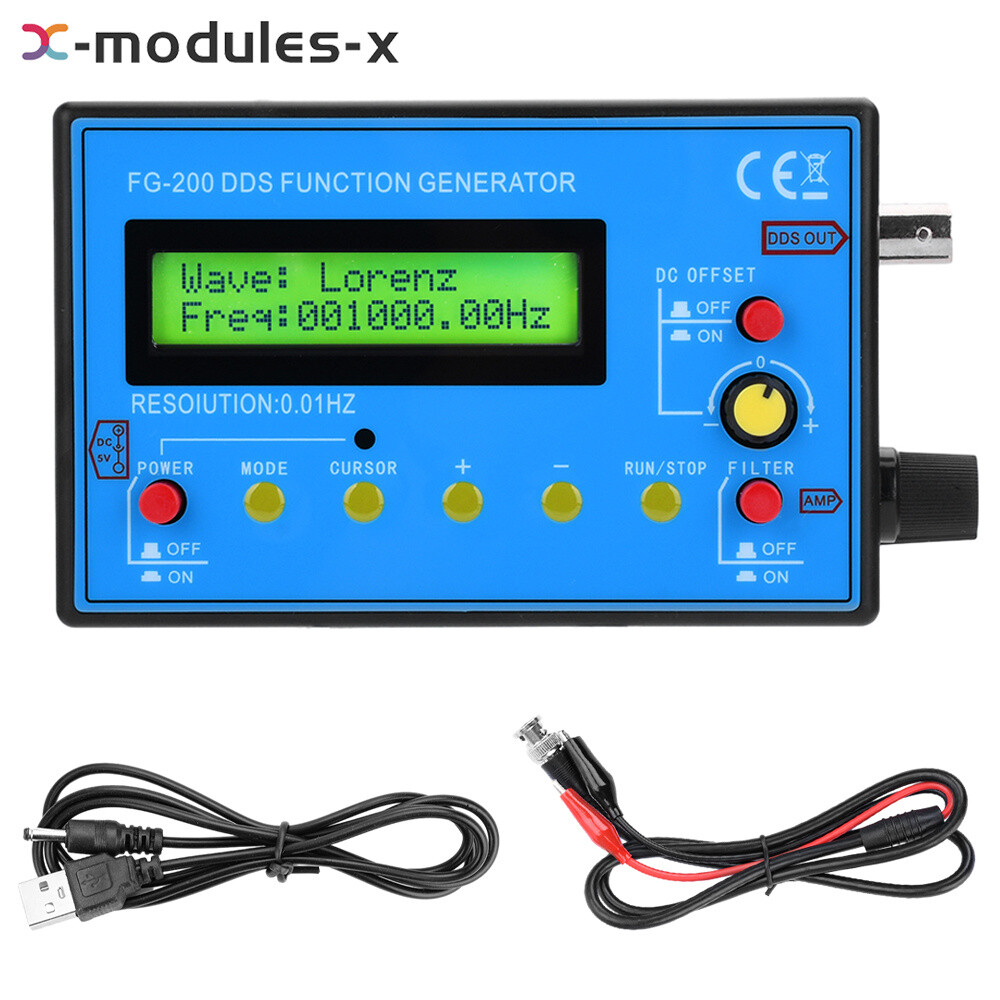 FG-200 0.01Hz-500KHz DDS Function Signal Generator Frequency Counter Module New