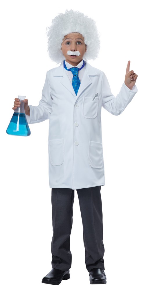 Doctor Albert Einstein Physicist Lab Scientist Child Costume