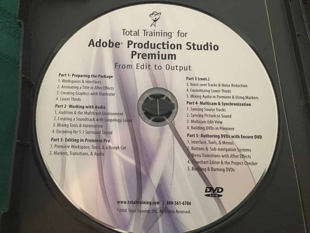 Total Training For Adobe Production Studio Premium PROFESSIONAL SERIES