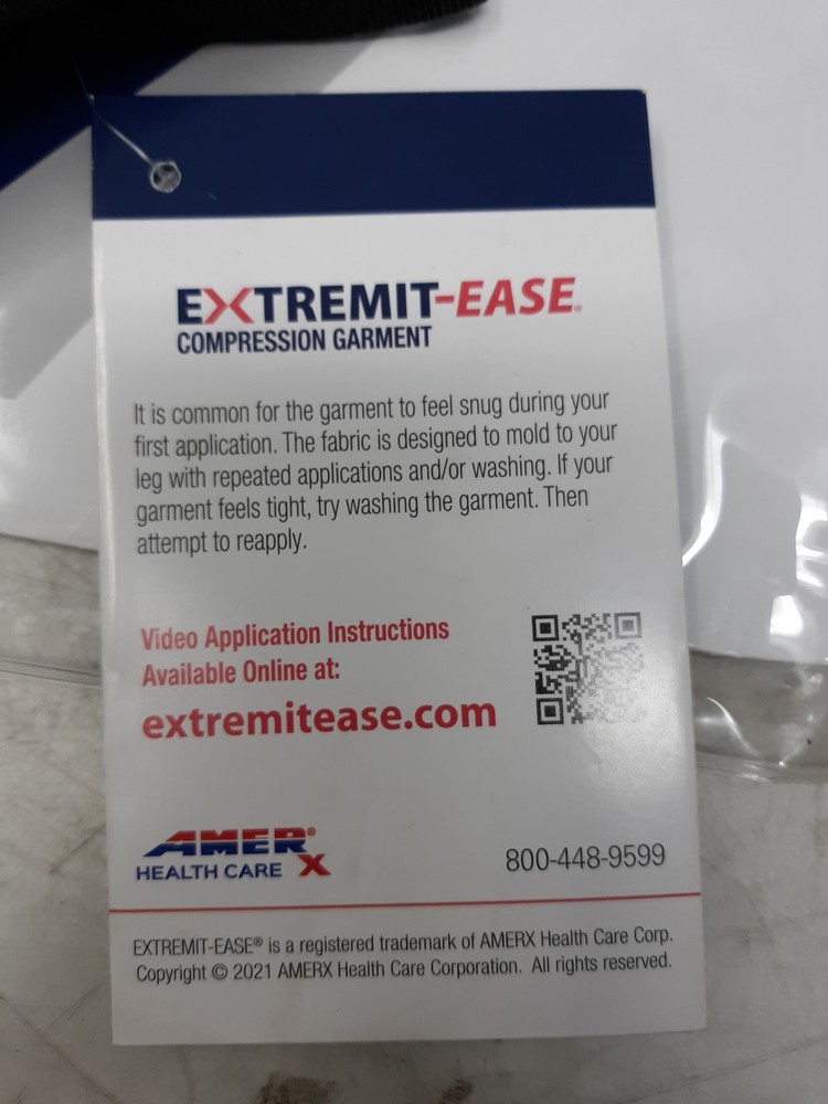 EXTREMIT-EASE Compression Garment XL REG 30-50 mmHg