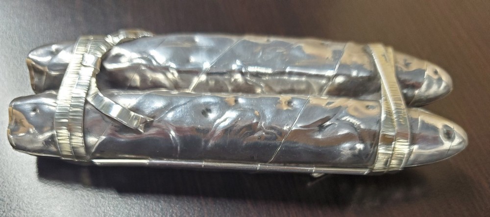 Gorham Trompe L'oeil Sterling Silver Cigar Case