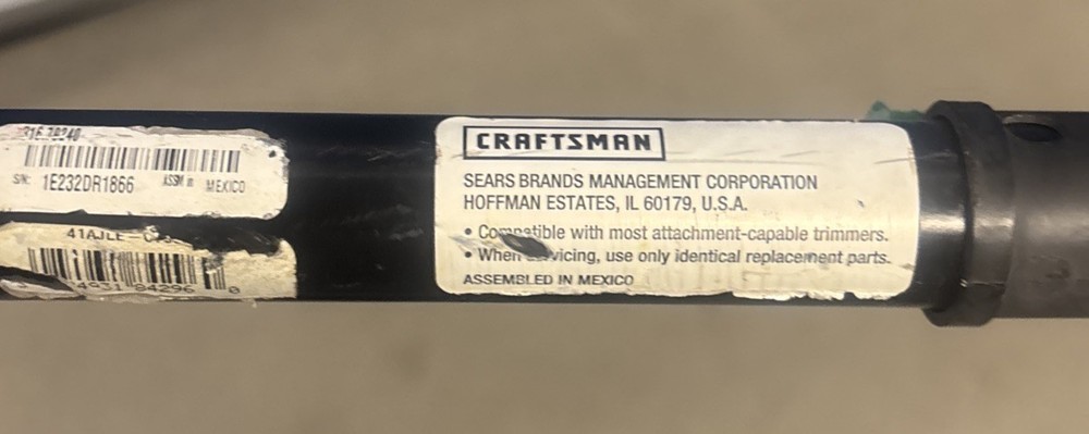CRAFTSMAN Multi Yard Tool System Edger attachment