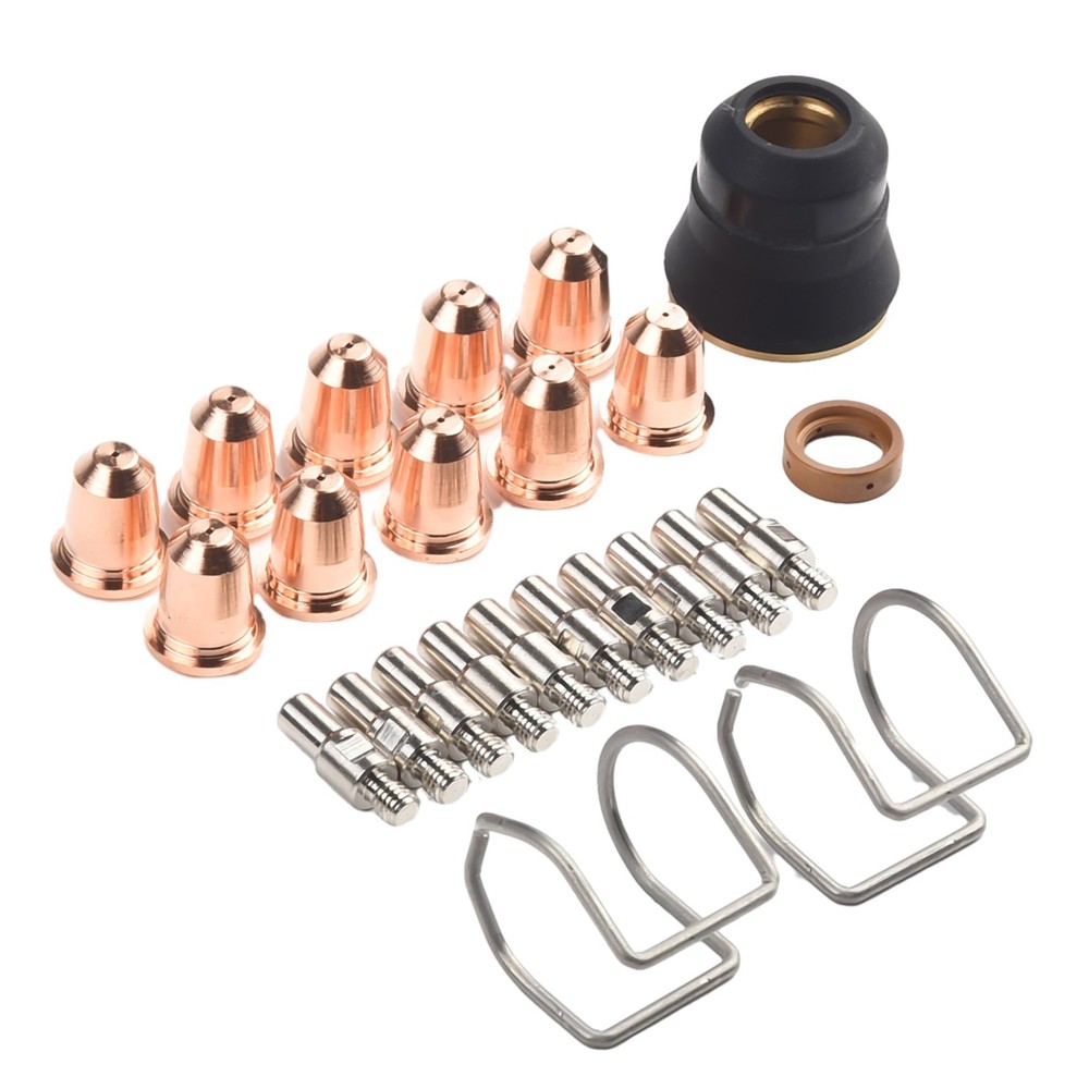 Plasma Cutter Set Accessories Electrod Plasma Nozzle Replacements Welding