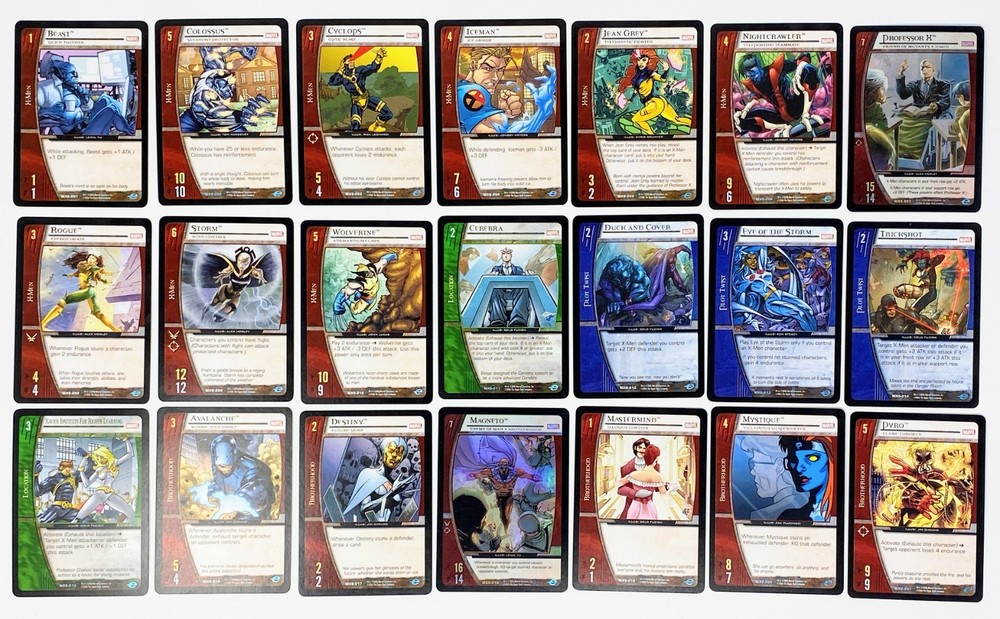 Upper Deck: Vs System Bundle: Starter Deck Batman vs X-Men Loose NM-LP (B)