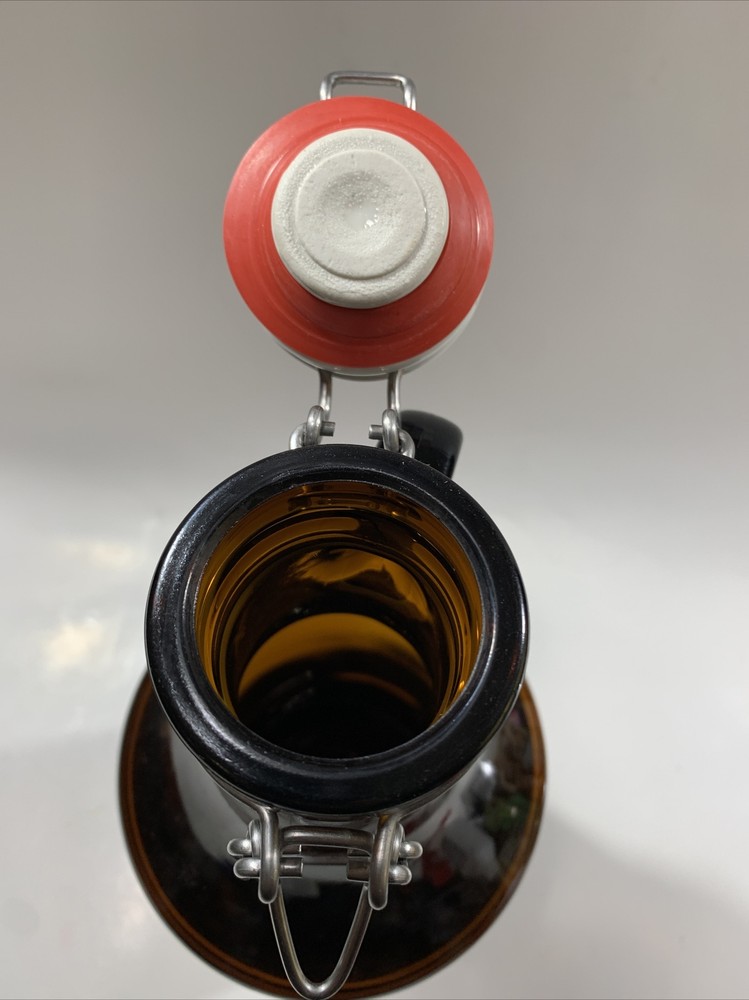 VAIL Brewing co Empty 2 L Amber Beer Bottle w Cap , EMPTY BOTTLE