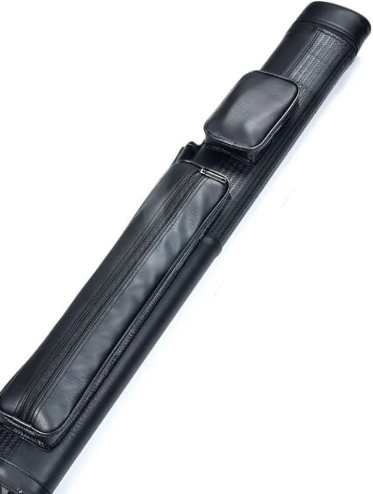Pool Cue Stick Case Bag Padded 2-Piece Holder