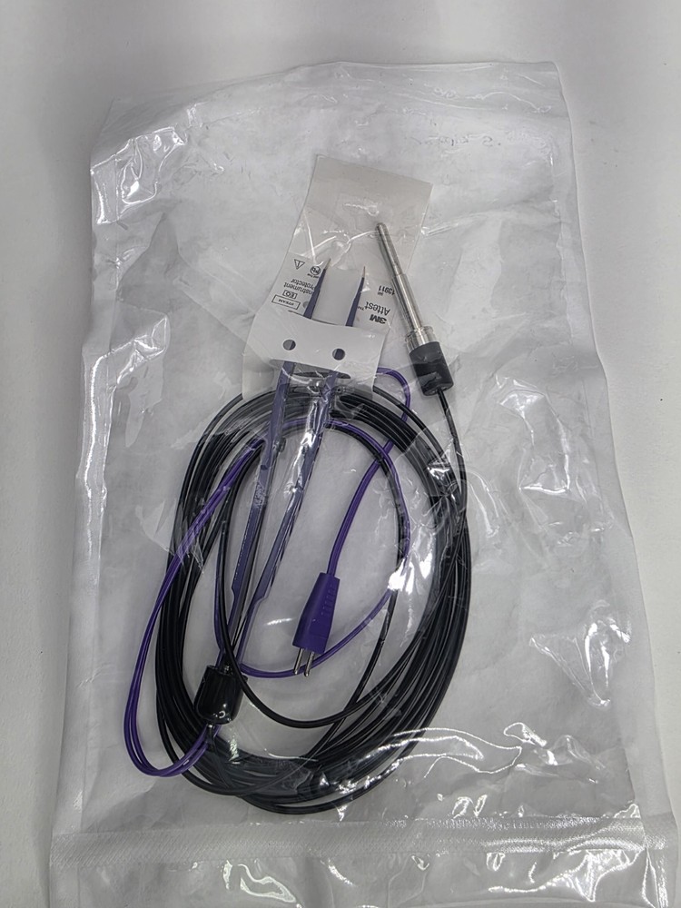 Disposable Bipolar Forceps 8in, 1mm Straight TipsW/ Cable