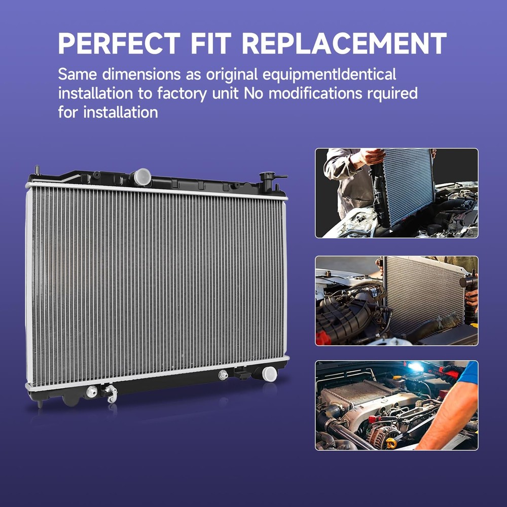 Engine Coolant Radiator for 525Xi Auto Trans 60772