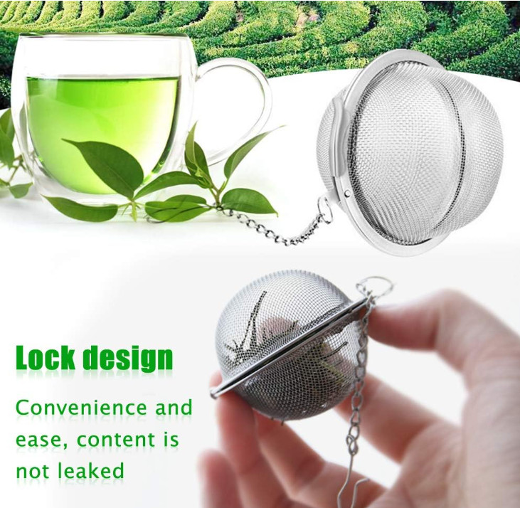 Tea Steeper, 2Pcs Mesh Tea Infuser Premium Tea Filter Tea Interval Diffuser