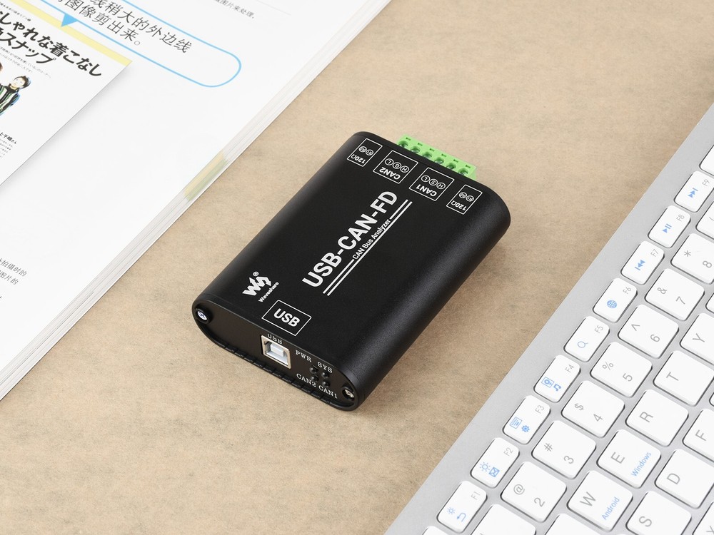 Waveshare Industrial Grade CAN/CAN FD Bus Data Analyzer USB To CAN FD Adapter