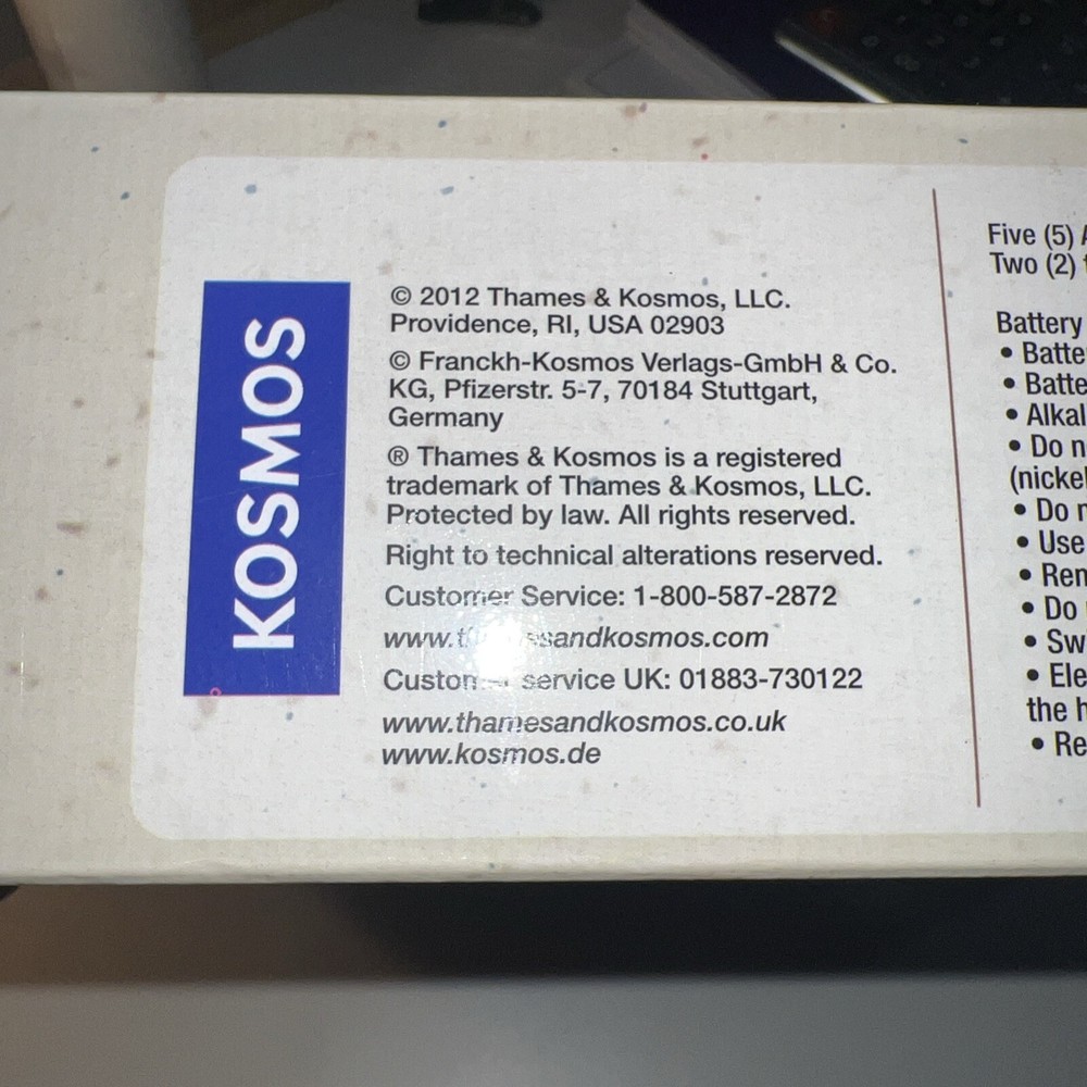 Thames & Kosmos Infrared Remote Control Machines Construction Kit 10 Models