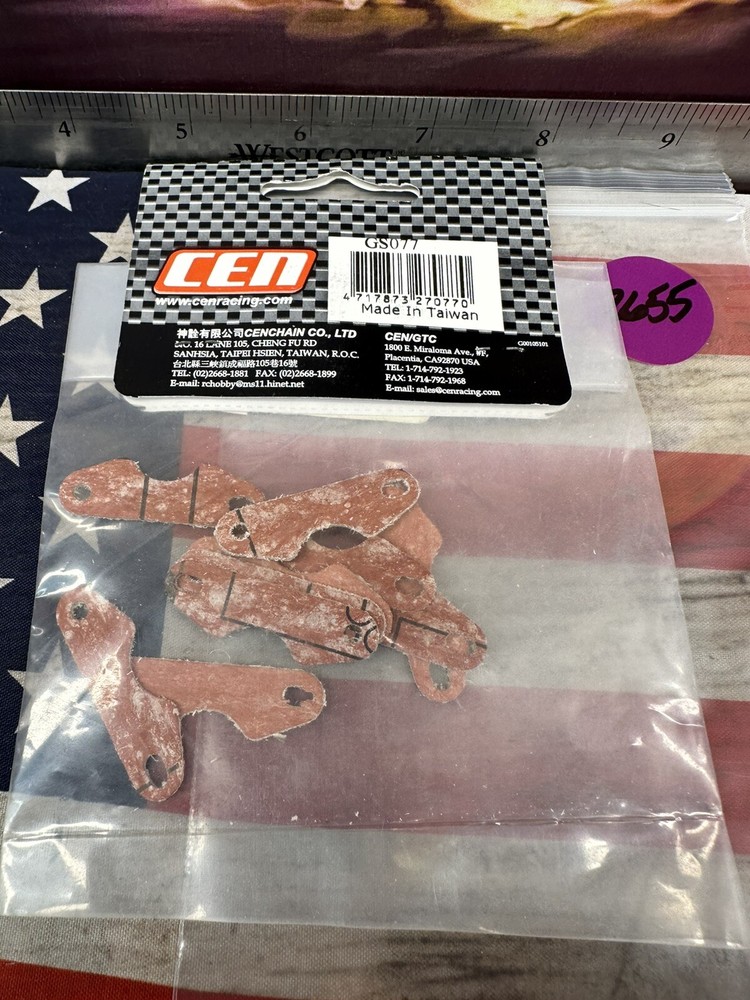 CEN GS077 BRAKE PADS / LINNINGS: 10pc.