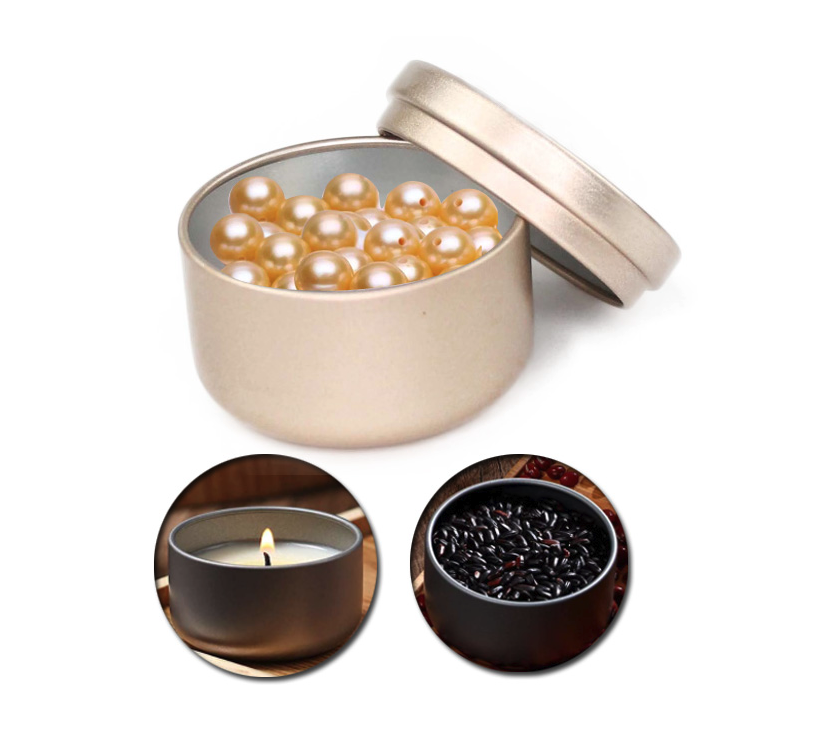 12pack Candle Tins 50ml DIY Candle Making Empty Round Storage Tea Container Jars